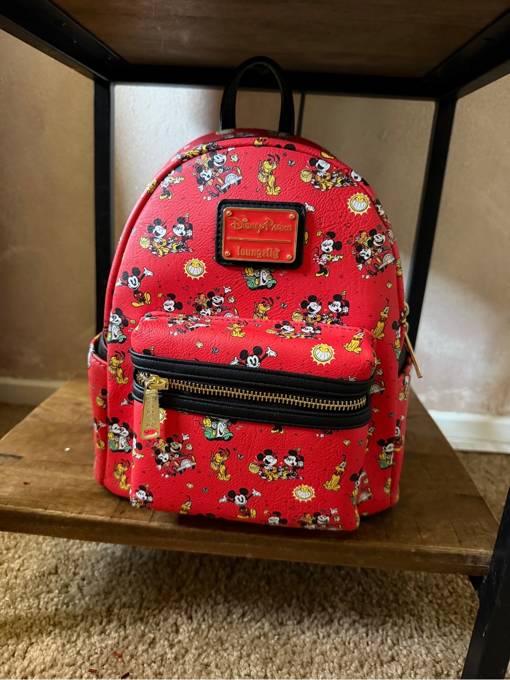 Disney Red Mickey & Friends Mini Backpack